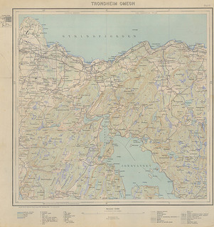 [Kart over Trondheim Omegn (1934) fra Trondheim Byarkiv på flickr.com]